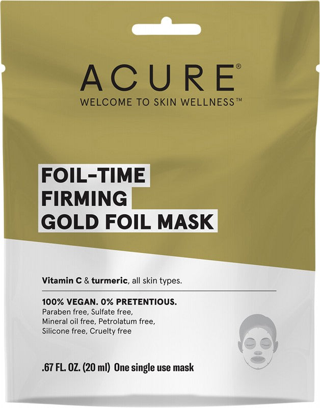 ACURE Foil-Time  Firming Gold Foil Mask 20ml