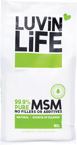 LUVIN LIFE MSM  Methyl Sulphonyl Methane 1kg