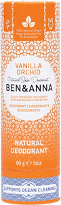 BEN & ANNA Natural Soda Deodorant Stick  Vanilla Orchid 60g