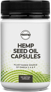 ESSENTIAL HEMP Hemp Seed Oil Capsules 100