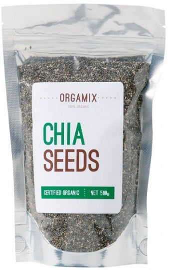 Orgamix Organic Chia Seeds Black G/F 500g