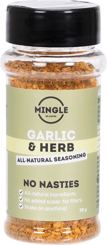 MINGLE Natural Seasoning Blend  Garlic & Herb 50g