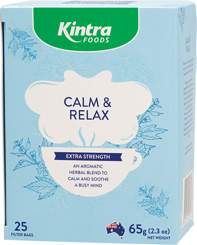 KINTRA FOODS Herbal Tea Bags  Calm & Relax 25