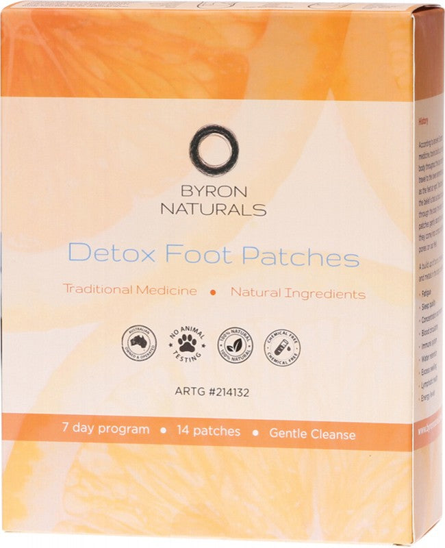 BYRON NATURALS Foot Patches  Contains 7 Pairs (14 Patches) 7x2