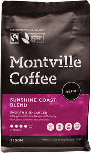 MONTVILLE COFFEE Coffee Beans  Sunshine Coast Blend 250g