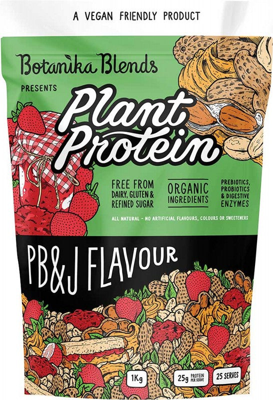 BOTANIKA BLENDS Plant Protein  PB&J (Peanut Butter Jam) 1kg