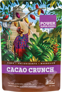 POWER SUPER FOODS Cacao Crunch (Sweet Cacao Nibs)  "The Origin Series" 200g