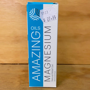 Amazing Oils Magnesium Gel Roll-On Natural Relief Gel 60ml